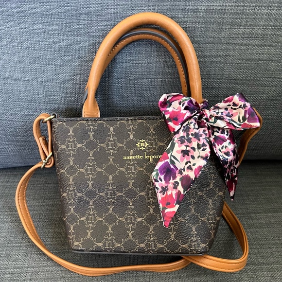 Nanette Lepore Handbags - NEW NANETTE LEPORE SMALL SATCHEL CROSSBODY BAG HANDBAG PURSE